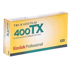 Kodak Tri-X Pan 400, Five Pack of TX 120 Black  White Negative Film ISO 400, 12