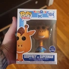 Funko Pop! Vinyl Ad Icons Geoffrey as Superman #104 Toys R Us Exclusive Figure