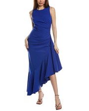 Eliza J Asymmetrical Maxi Dress Women's Blue 6
