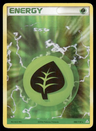 Grass Energy 105/110 Holo Holon Phantoms Pokemon Card