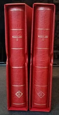 Lighthouse/Leuchtturm Netherlands Red Turn-Bar Vol 1 & 2 Albums & Slipcases
