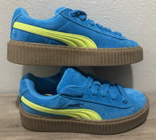 PUMA Fenty Rihanna Creeper Phatty Speed Blue Suede Womens 9 NWOB New 399332-02