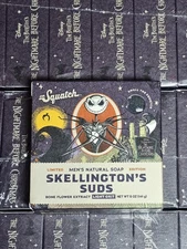 Dr. Squatch Ltd Ed Bar Soap Skellington's Suds Nightmare Before Xmas Light Grit 