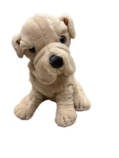 Prestige Toy Corp 1985 Plush King Ripples Shar Pei Dog Stuffed Animal 14"