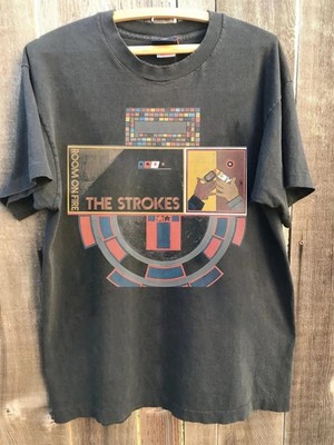 The Strokes Room On Fire Shirt 90s Classic Style Charcoal Unisex