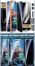 Pack of 3 screen protectors for iPhone 14 (6.1 inches)