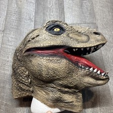 Dinosaur T-Rex Mask Halloween Costume Mask Realistic Natural Latex Adult