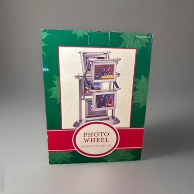 VTG Target 2002 Family Photo Frame Ferris Wheel Rotatable Holds 10 Photos. 2 X 3