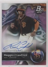 2023 Bowman Platinum Top Prospects Pink 79/199 Reggie Crawford #TOP-17 Auto 1mc9