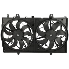 Radiator Condenser Cooling Fan Assembly For 2014-2018 Nissan Rogue 2.5L 2488CC
