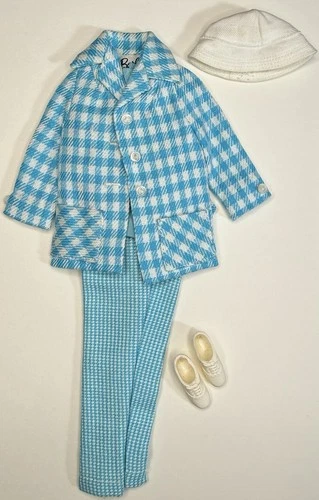 VTG 1965 Barbie Outdoor Life Fashion Outfit #1637 Complete Jacket Pants Shoes
