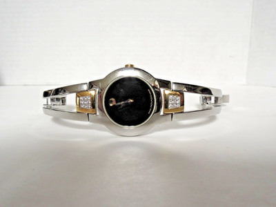 Movado Diamond Quartz Amorosa 81 E4 1842 two-tone Ladies Watch with 18 diamonds