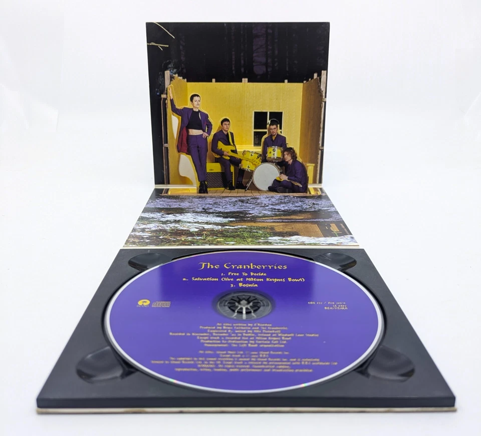 The Cranberries: Free to Decide (1994) CD -UK Import- Rare Pop-Up Case - *M/EX* - Image 3 of 4