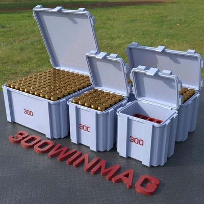 Filamelt Munitionsbox / .300 Win Mag /  Klappdeckel  / Patronenbox, Ammo Box