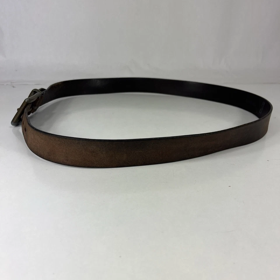 Cinturón de Trabajo Levi's Usado Marrón Cuero Genuino - Para Hombre Talla 42/105 Foto 3 de 4