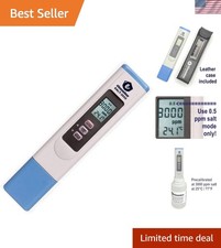 Waterproof Digital Salinity Meter for Saltwater Pools  Koi Ponds - Rated