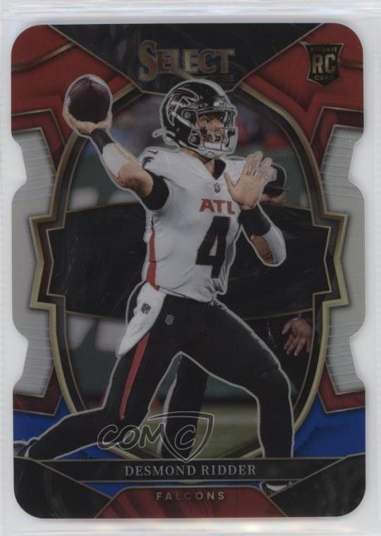 2022 Panini Select Concourse Red & Blue Prizm Die-Cut Desmond Ridder #36 0o3x