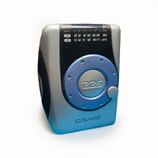 Craig CCS-42330 Portable AM/FM Radio Cassette Player Tested  Working 2009 