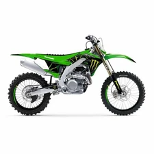 DCOR Monster Energy Kawasaki Complete Graphics Kit - White - 20-20-136