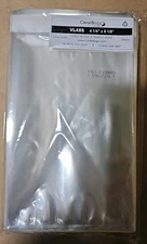 250 Pcs 4x6 Inch Clear Cellophane Bags Self-Sealing  Bags Postcard Sleeve