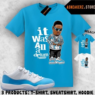 Shirt Matching AJ 11 Low University Blue 2026 Match Sneaker Sneakerhead Biggie