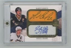 2010-11 Dual Scripted Swatches Mario Lemieux/Sidney Crosby Auto 05/15 (MatLef)