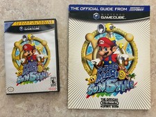Super Mario Sunshine - Nintendo GameCube 2002 No Manual * with Strategy Guide *