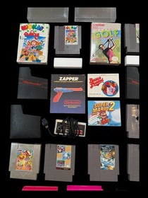 NES Nintendo Lot of 10 games TESTED Kickle Cubicle Super Mario Bros Extras Rare