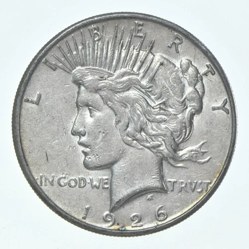 (1) XF 1926-S Peace Silver Dollar 90% - Extra Fine - San Francisco *3647