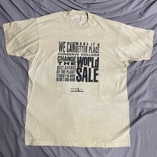 Vintage 80s Brooks Atelier T Shirt Screen Stars Sz XL USA Made Single Stitch Tan