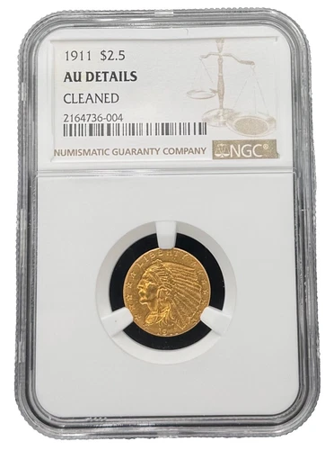 1911-P Indian Quarter Eagle — photo from the most recent tracked eBay sale
