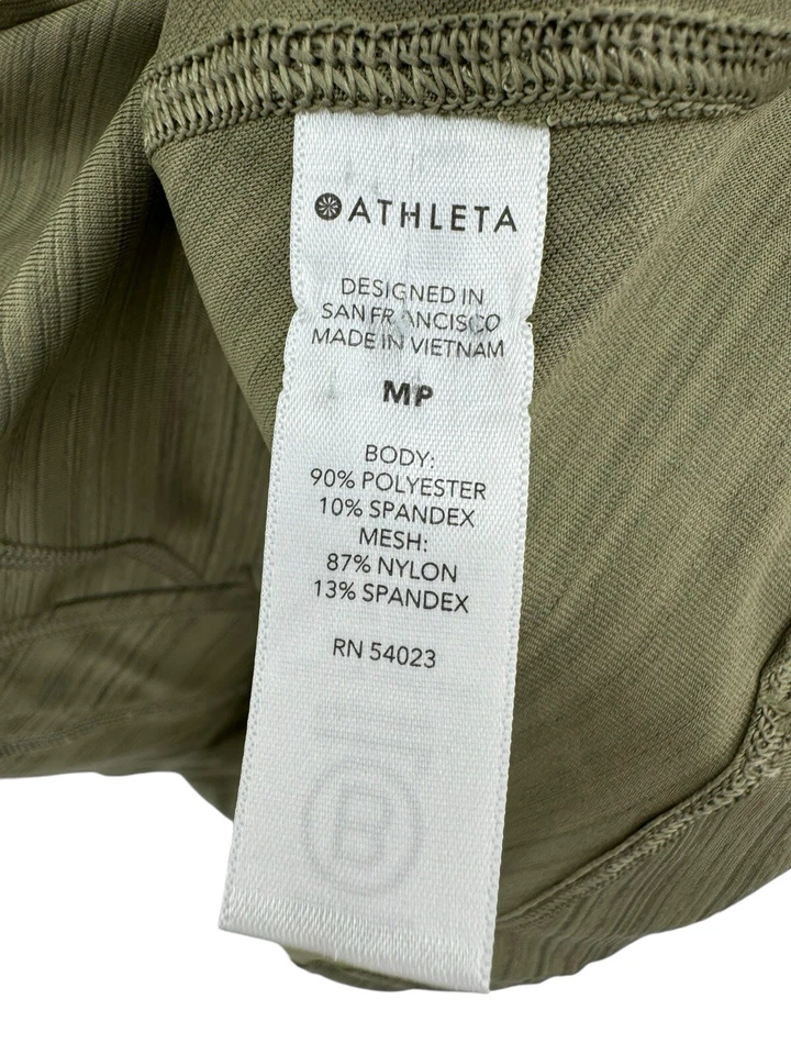 New Athleta Pacifica Illume UPF Fitted Top Long Sleeve Swim Shirt Medium Petite - Image 3 of 4