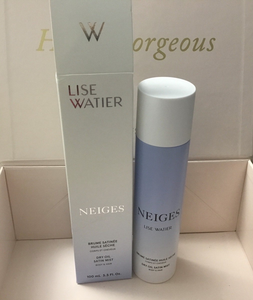 Lise Watier NEIGES Dry Oil Satin Mist Body Hair 100 Ml Fl