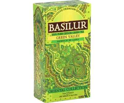 BASILUR Green Valley Green Tea - 25 bags