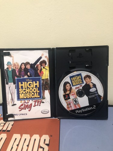 Disney High School Musical Sing It (PlayStation 2, PS2) CIB
