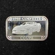 1988 Corvette Coupe General Motors Silver bar (L1022)