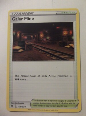 112PK160 - Galar Mine- 160/192 - Rebel Clash - Uncommon Trainer