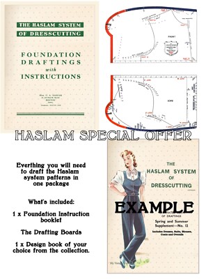 Das Haslam System Sonderangebot für Diagramme, Fundament und ein Designbuch