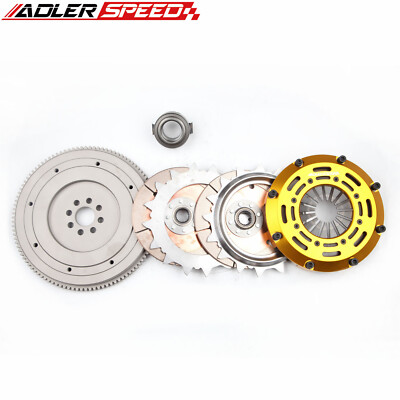 Race Clutch Kit Twin Disc+Flywheel For 98-08 TOYOTA COROLLA 1.8L 5SPEED Standard