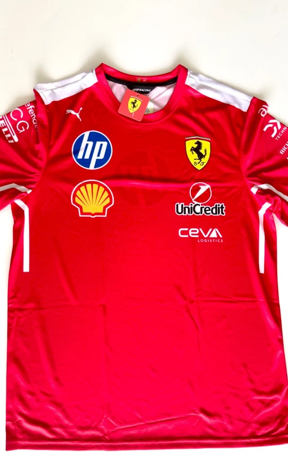 Scuderia Ferrari Formula 1 New 2025 Jersey RED - Image 3 of 4