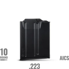 MDT Chassis Metal Steel AICS Magazine 10rd 223 Black 104760-BLK