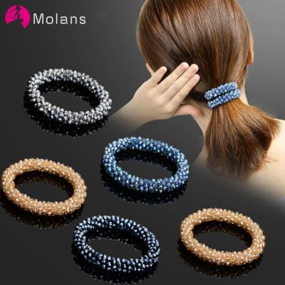 Temperament Beads Hair Tie - Geometric Scrunchie Band Casual  display picture 1
