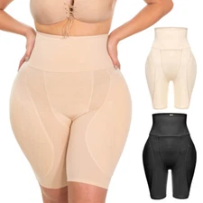 Butt Hip Enhancer BOOTY PADDED Panty Plus Size Underwear Shorts CROSS DRESSER US