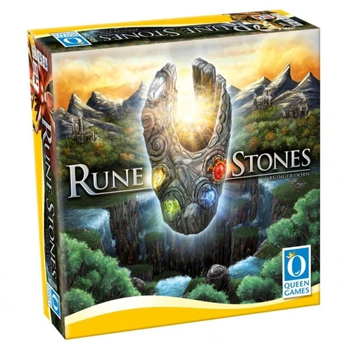 Queen Games Rune Stones Strategy Board Game, 2-4 Players, Family, Adults, Kids..