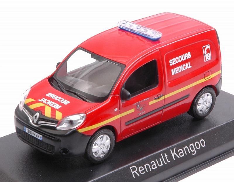 Modèle réduit Renault Kangoo 2013 , 'pompiers -secours Santé' , Rouge