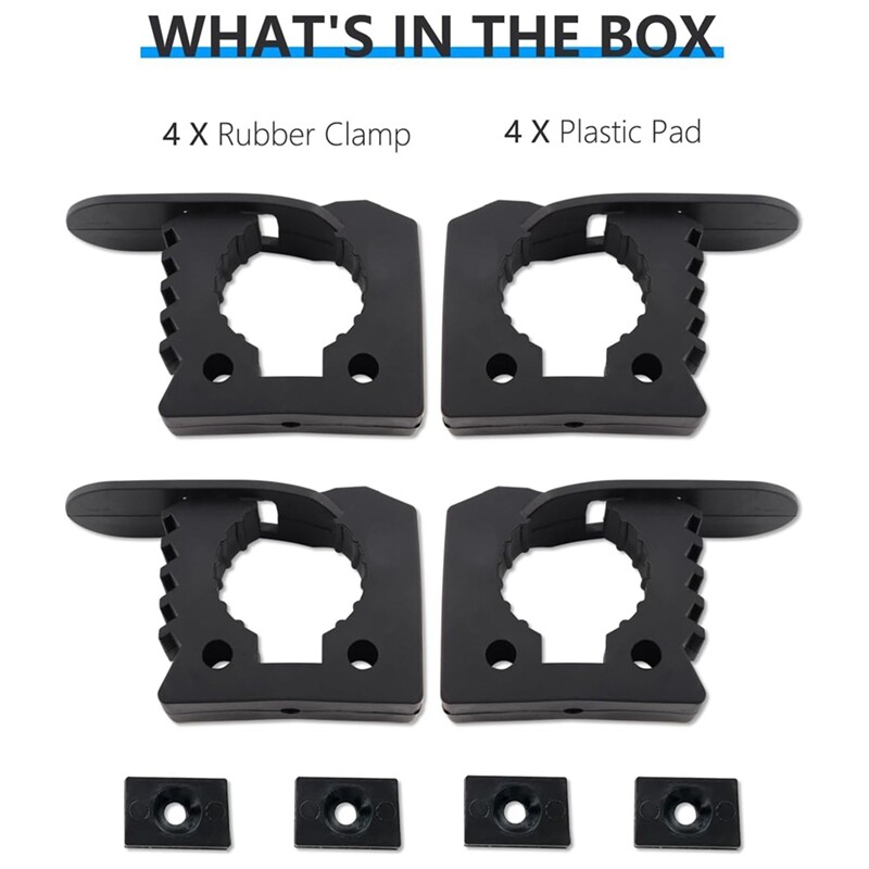 Culnflun Schnellspanner Klemmset 2 Stück - Gummi Halterung Für Werkzeuge 2,5-3,8cm