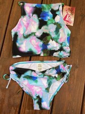 Kanu Surf Tropical Reef Girls 2 Piece Swimsuit Size 12 NWT