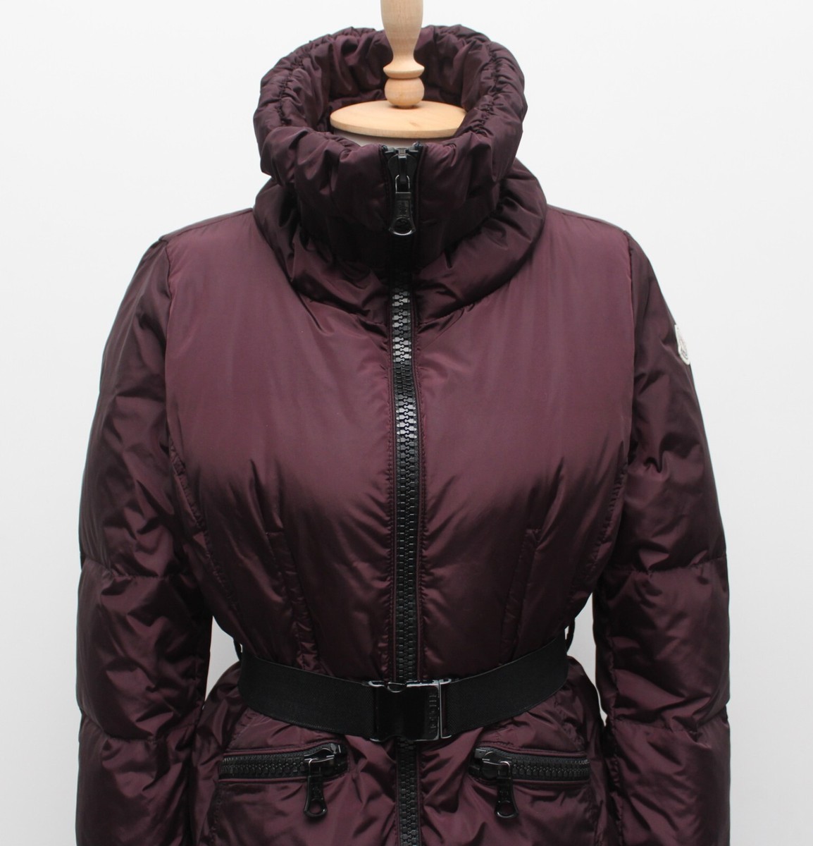 Women's MONCLER Cobaye Long Down Puffer Jacket Coat Belted Women's MONCLER Cobaye Long Down Puffer Jacket Coat Belted