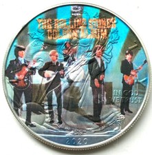 The Rolling Stones - American Silver Eagle 1oz .999 Silver Dollar Coin