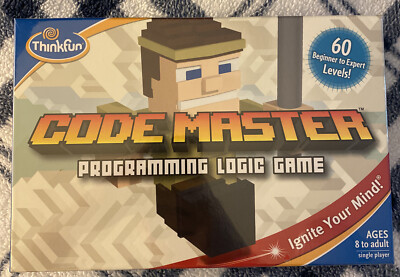 CODE MASTER PROGRAMMING LOGIC GAME THINKFUN - 60 LEVELS - SEALED